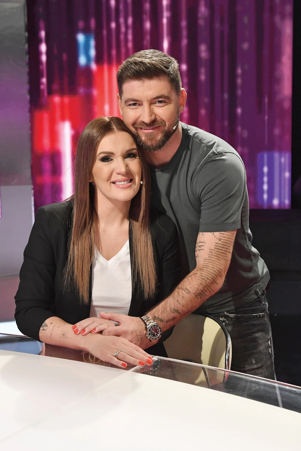 Pamela és férje, Tóth Bence (Fotó: Smagpictures)