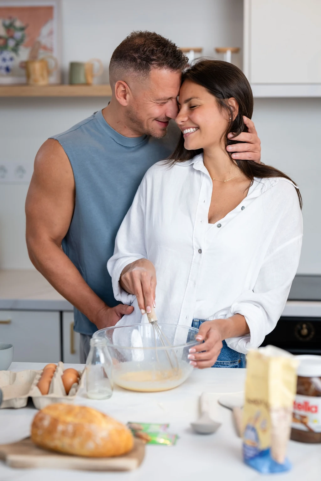 Vastag Csaba és felesége, Domján Evelin