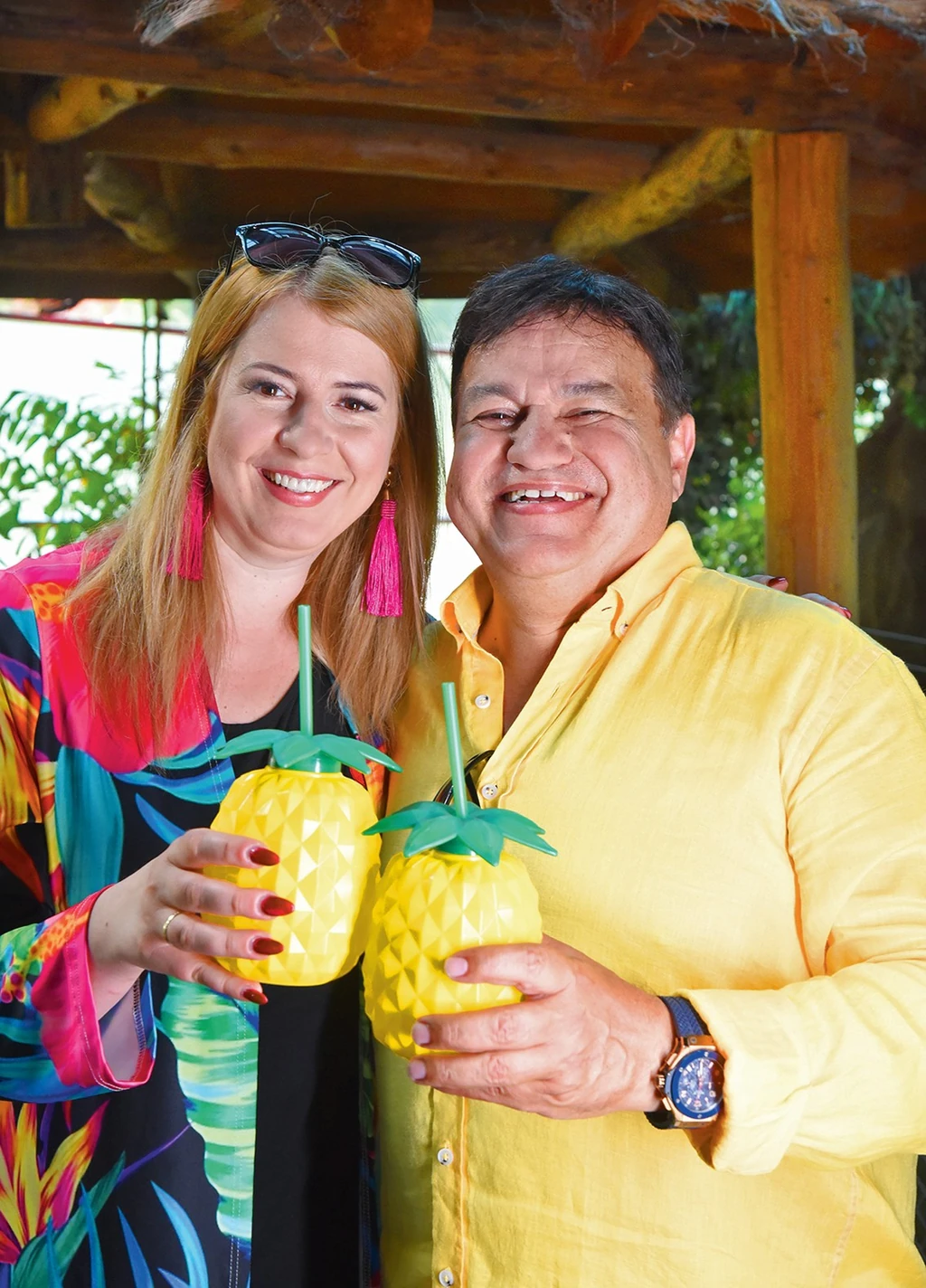 Csocseszt és feleségét a Tropicariumban fotóztuk