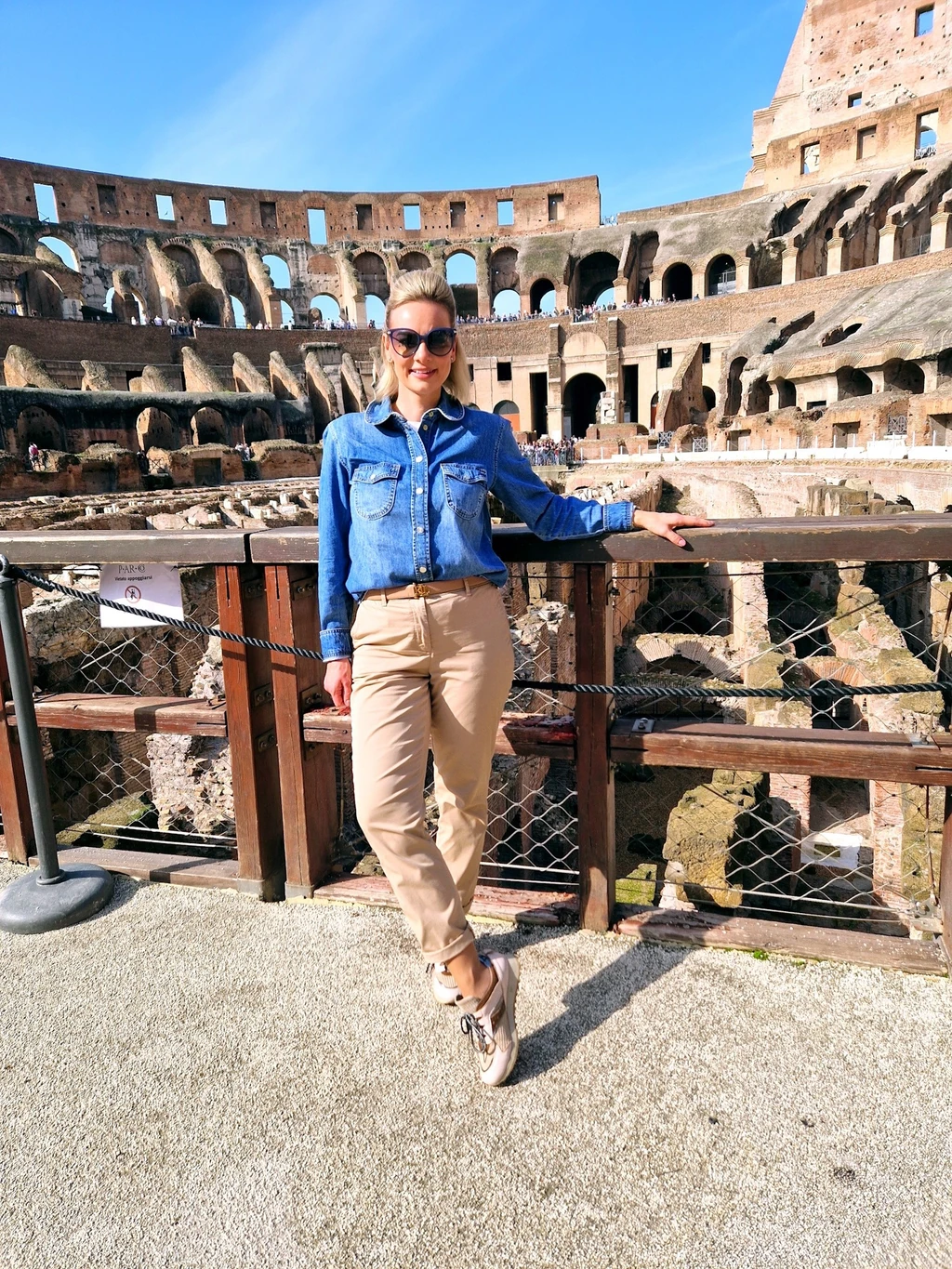 Komonyi Zsuzsi a Colosseumban