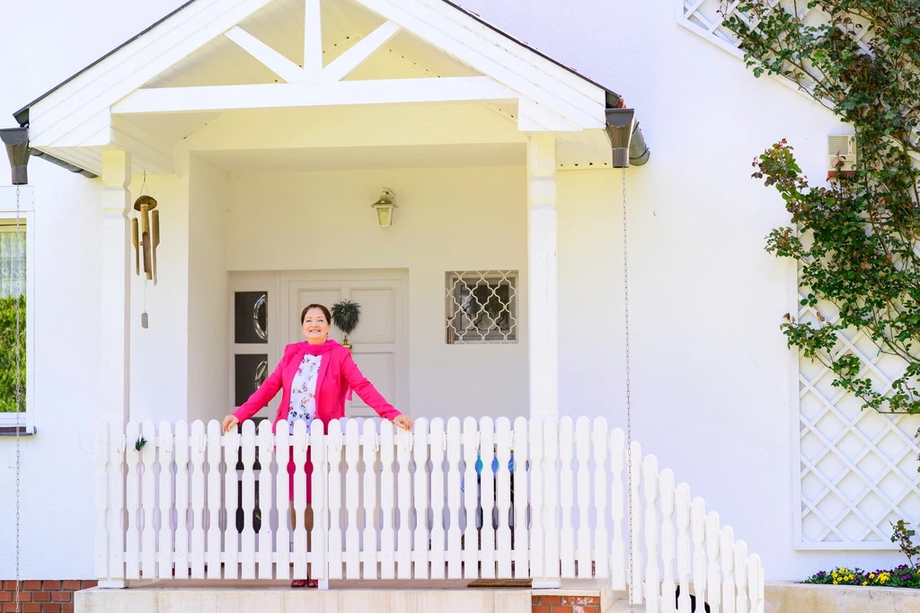 Kállay Bori az otthonában