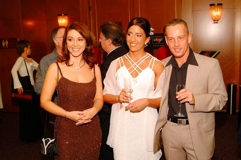 A 2002-es Story-gálán Schobert Norbi, Rubint Réka és Erdélyi Mónika (Fotó: Rákosi Péter/fotocentral.hu)