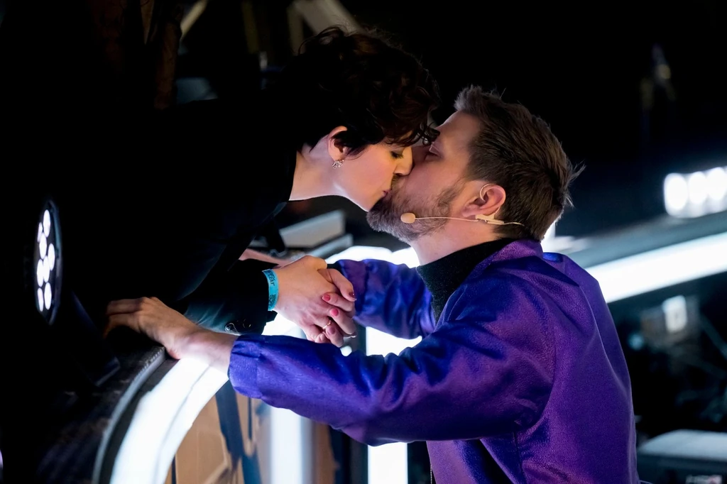 Szinetár Dóra és Makranczi Zalán a Sztárban Sztár stúdiójában 2022-ben (Fotó: Schumy Csaba/fotocentral.hu)