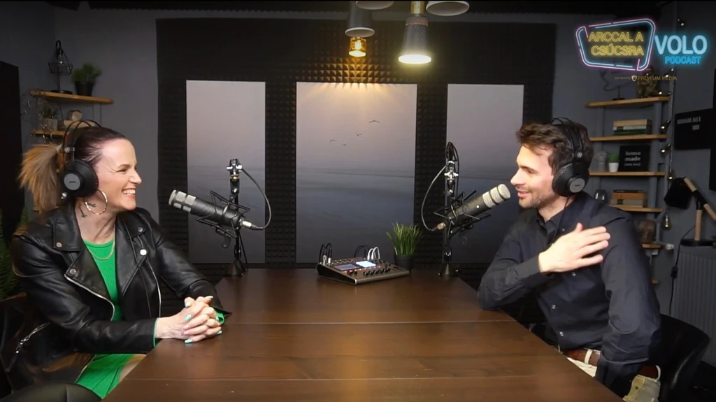 Kollányi Zsuzsival Volosinovszki György beszélgetett (Fotó: Prémium Média &amp;amp; Sport Management Zrt.)