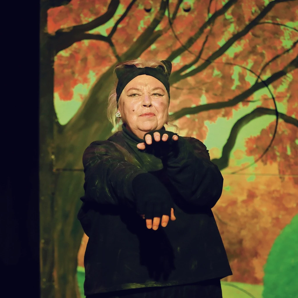 Cicaldi, a macska szerepében A brémai muzsikusokban (Fotó: Archív)