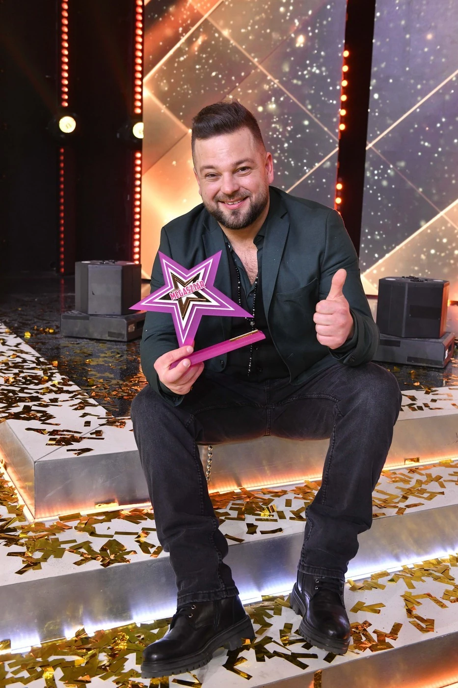 A legutóbbi Megasztárt Gudics Máté nyerte (Fotó: TV2)