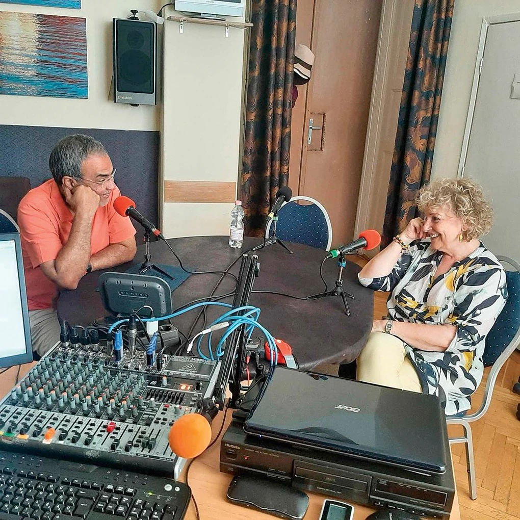 Joshi első vendége Bayer Ilona volt (Fotó: Archív)