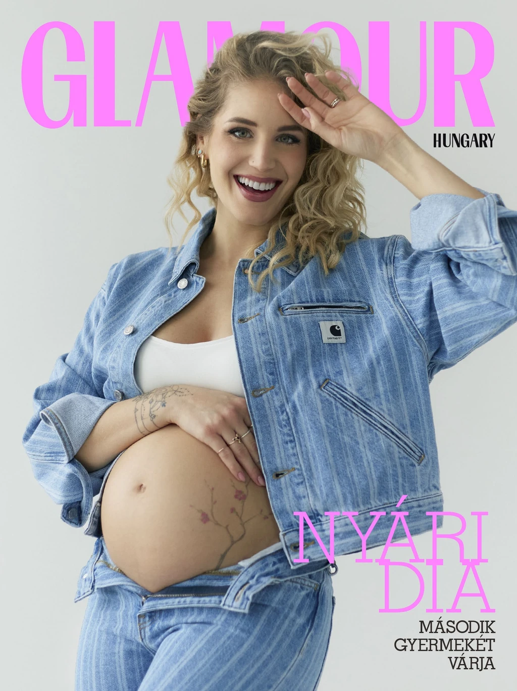 Nyári Diának kislánya lesz (Fotó: Glamour)