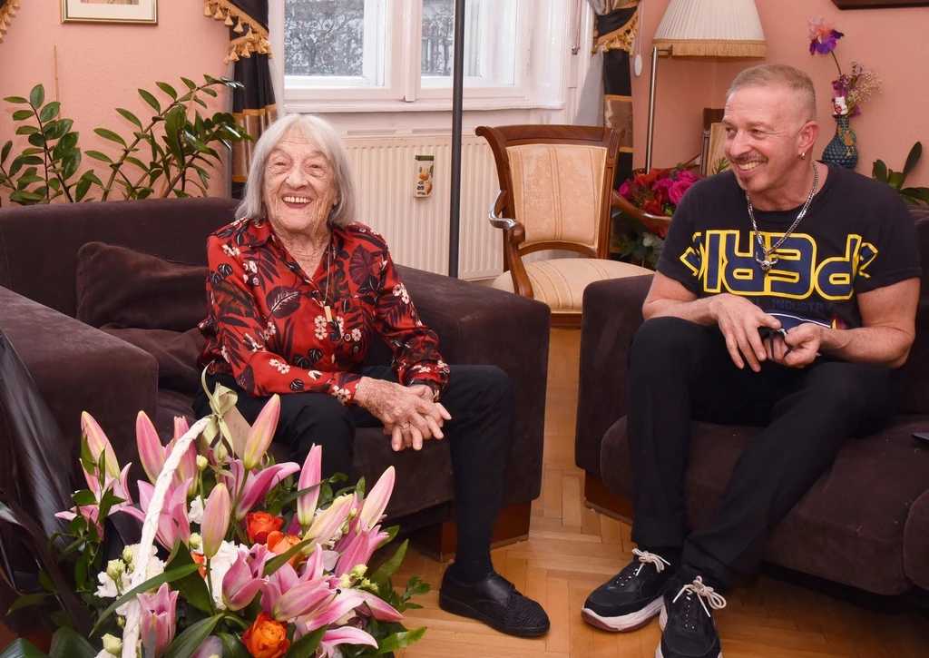 Keleti Ágnes a kisebbik fiával, Rafaellel mindennap találkozott (Fotó: Olajos Piroska/fotocentral.hu)