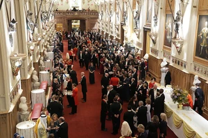 King Charles III And Queen Camilla Host The Diplomatic Corps Reception