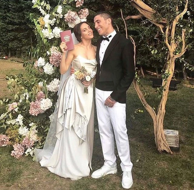 A testvére tervezte a menyasszonyi ruháját (Fotó: Archív)