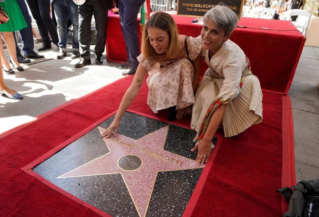 Luciano Pavarotti lánya és unokája (Fotó: Profimedia)