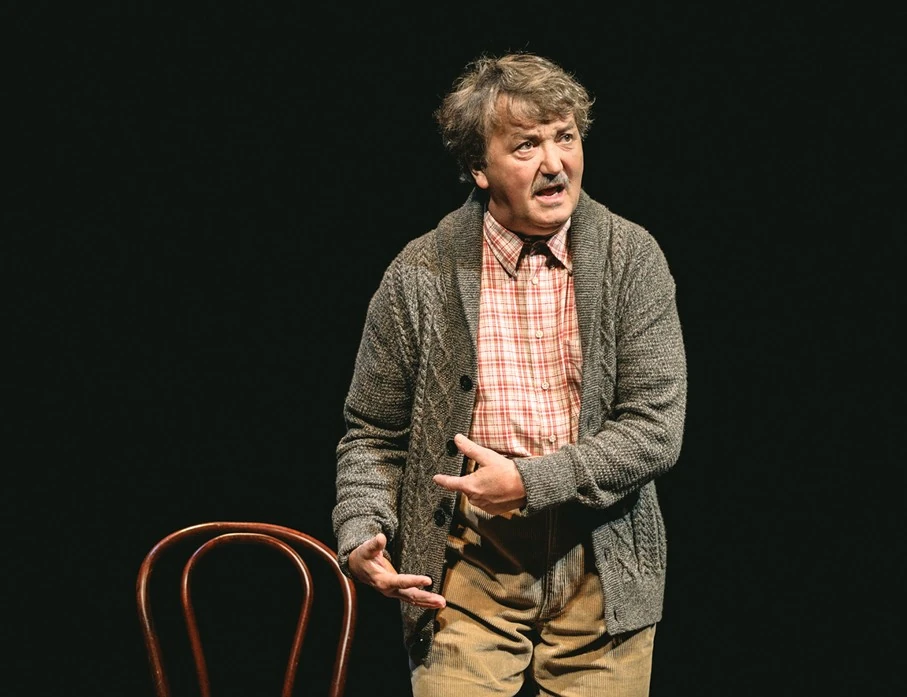 A Beszélő fejek című darabban (Fotó: Archív)