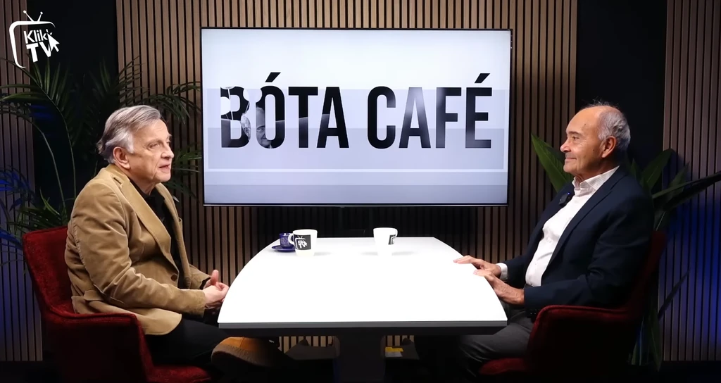 Mácsai Pál a  Bóta Caféban mesélt (Fotó: Archív)