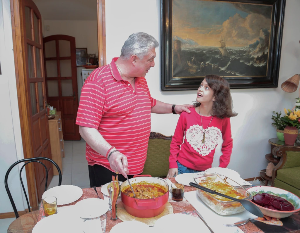 Keveházi Gábor és Lili egy régi képen (Fotó: Toroczkay Csaba/fotocentral.hu)