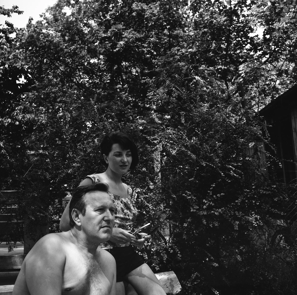 1963-ban ismerkedett meg a húszéves ­Lugossy Zsuzsával (Fotó: Fortepan/Kotnyek Antal)
