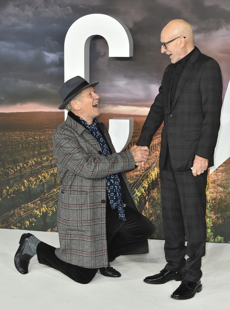 Patrick Stewarttal a Star Trek – Picard premierjén (Fotó: Profimedia)