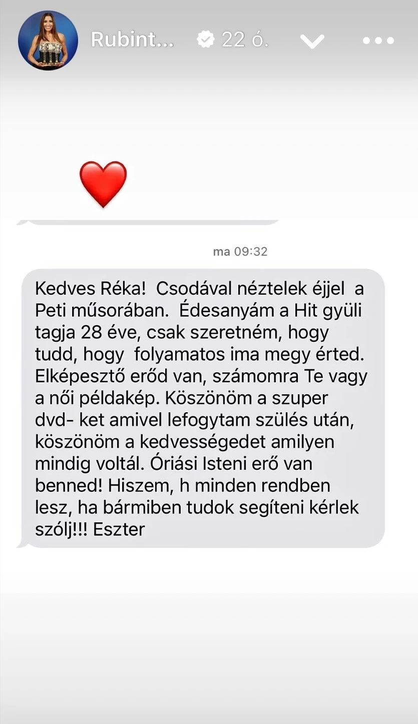 Keresztény közösségekben is imádkoznak Rubint Réka gyógyulásáért