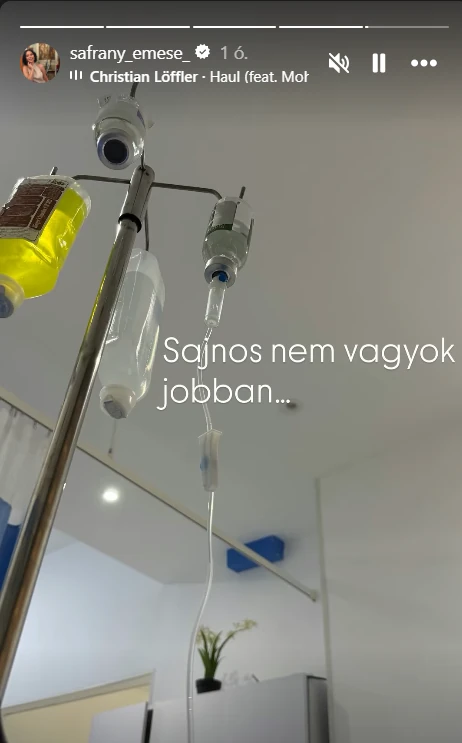 Sáfrány Emese második napját tölti kórházban Egyiptomban