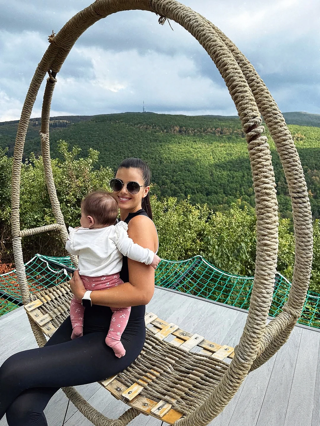 Kislánya hagyja edzeni