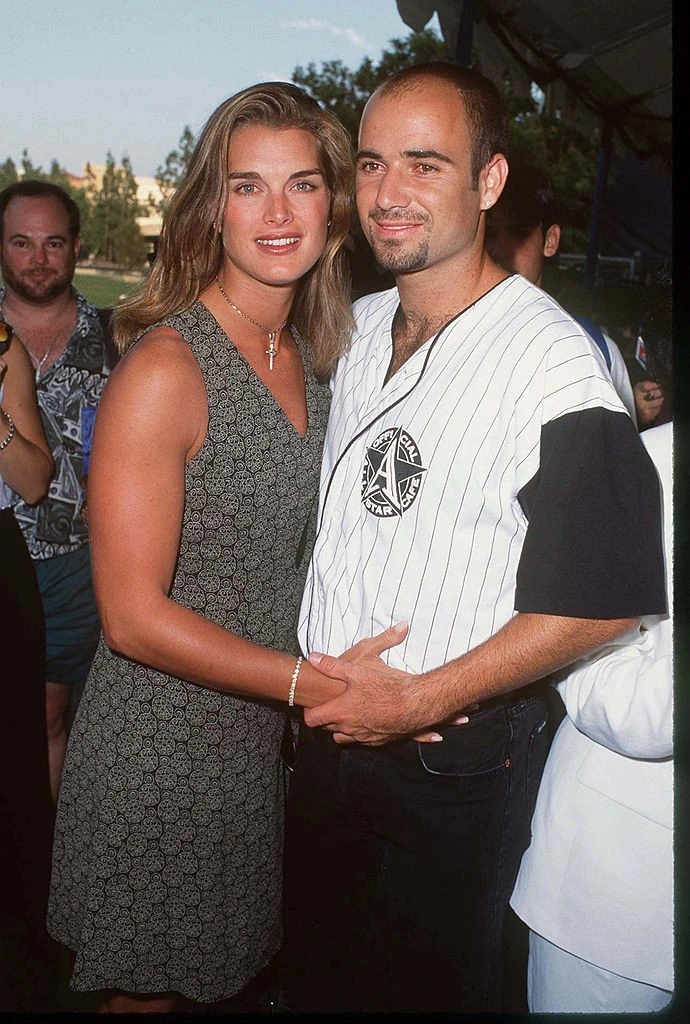Brooke Shields és Andre Agassi (Fotó: Getty Images)