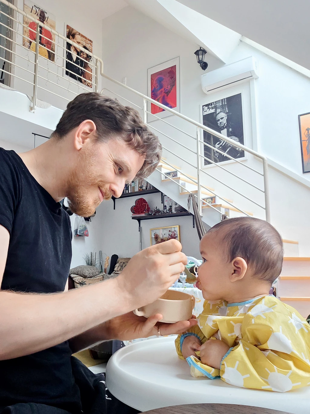 A 7 hónapos Jonathannak az apukája, Patrick viselte gondját