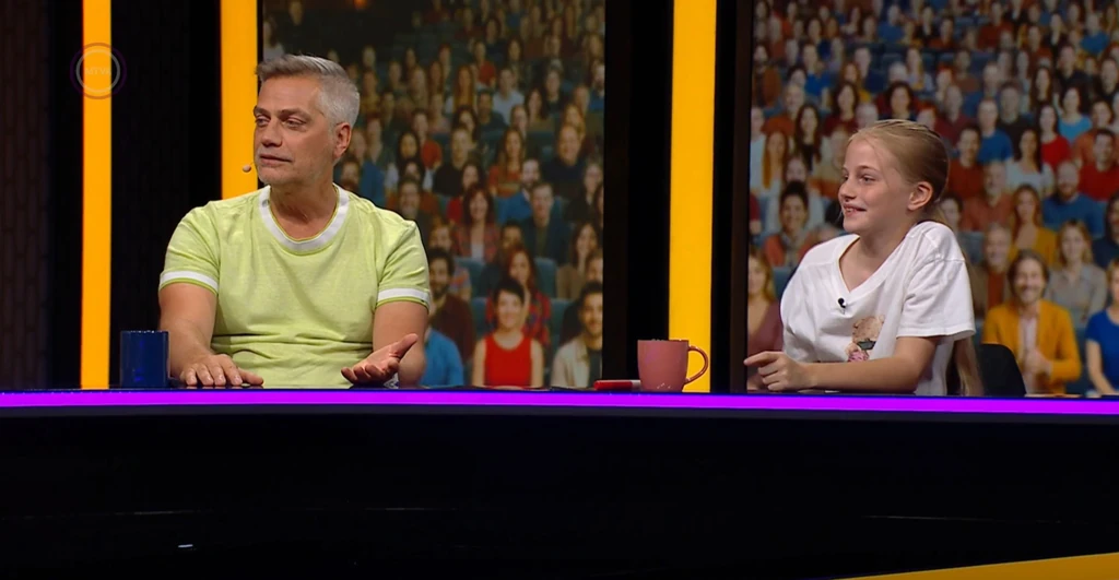 Harsányi Levente kislánya, Lilla édesapja humorát örökölte