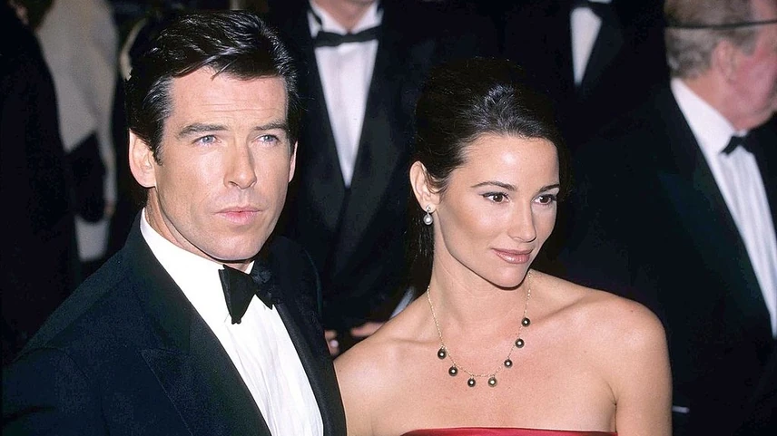 Pierce Brosnan és Keely Shaye Smith harminc évvel ezelőtt 