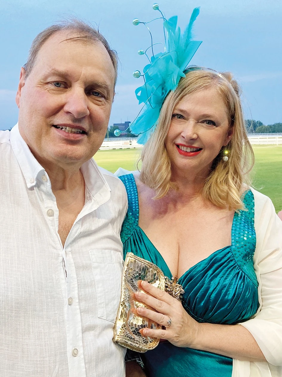 Férje Czető Bernát László forgatókönyvíró-dramaturg (Fotó: Archív)