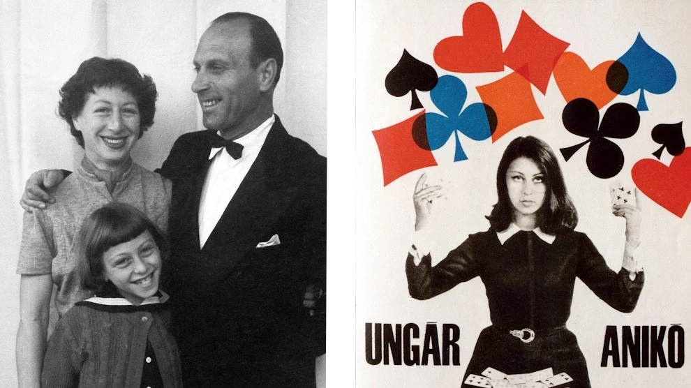 Szüleivel (Fotók: Archív)