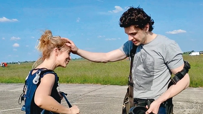 A tandemugrás olyan elementáris erővel hatott rájuk, hogy a közösségi oldalaikra is felkerült (Fotó: Archív)