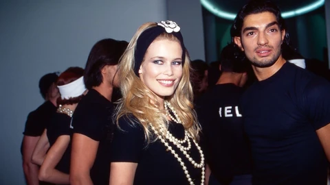 Claudia Schiffer 1991-ben. Mindig gyönyörű volt, ma is az