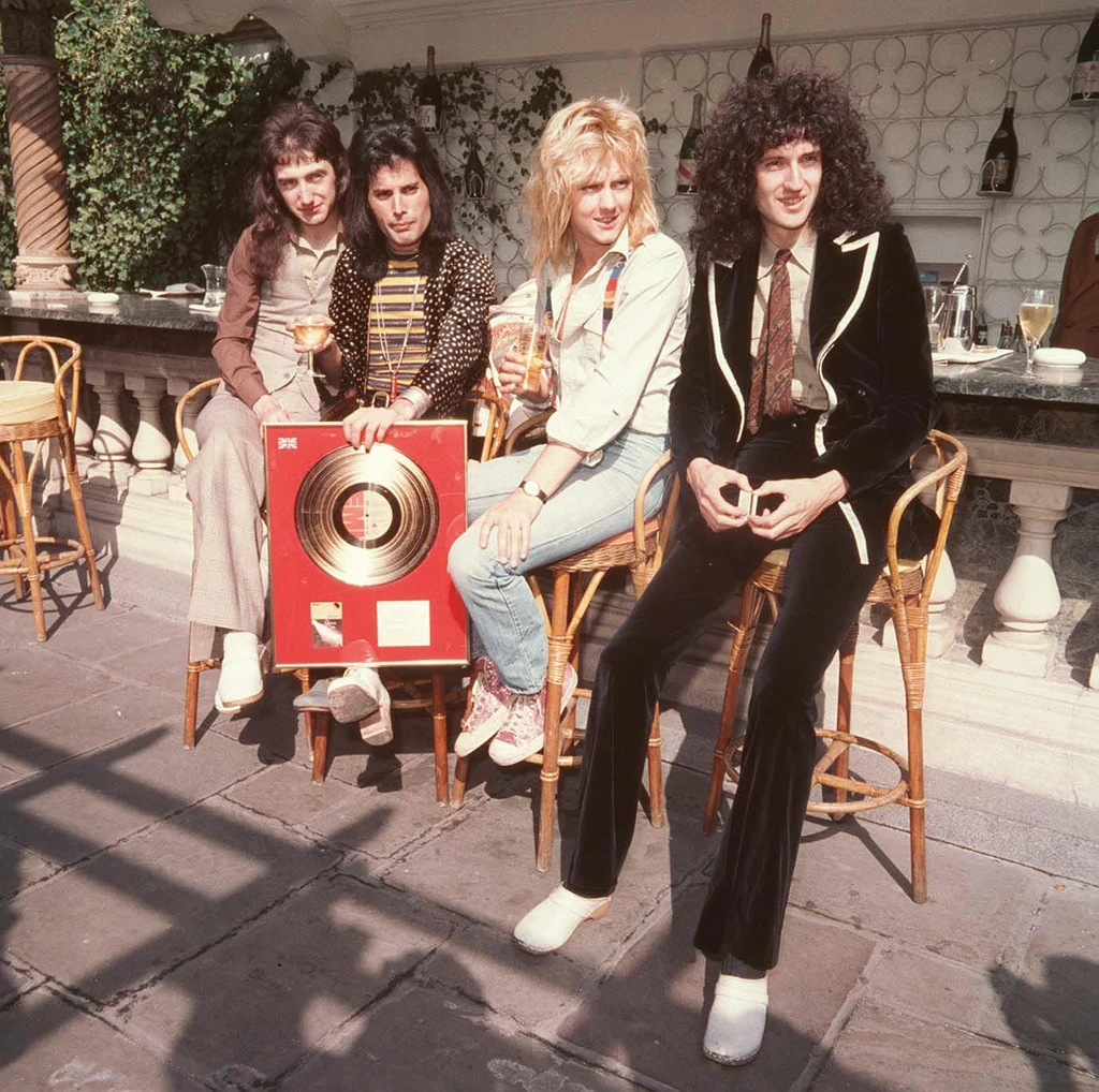 A Queen 1976-ban, amikor Bibi született (Fotó: Profimedia)