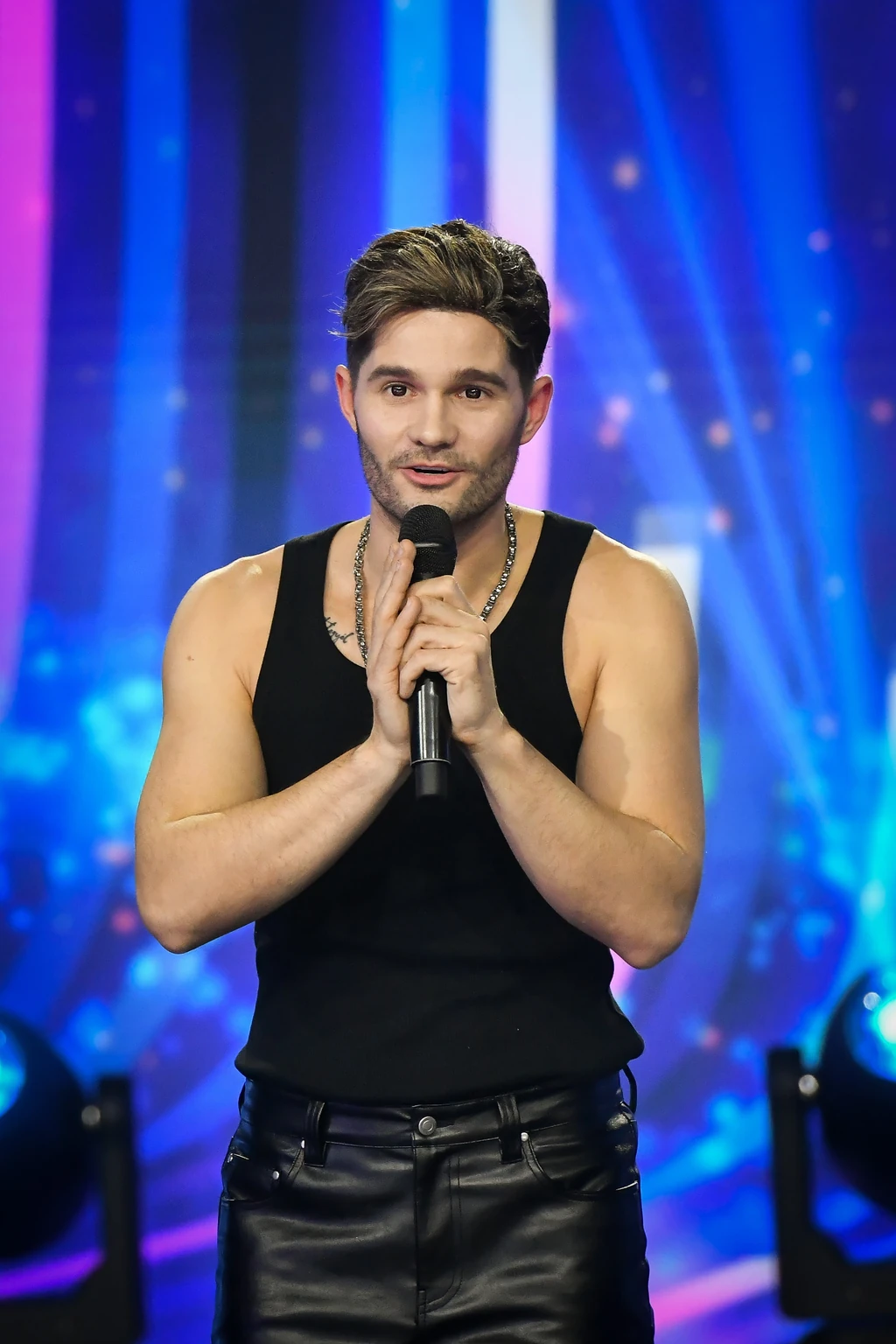 Veréb Tamás Ricky Martinként: nem nyűgözte le Liptai Clauidát (Fotó: TV2)