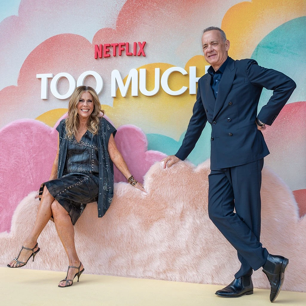 Tom Hanks és felesége, Rita Wilson tavaly egy londoni vetítésen