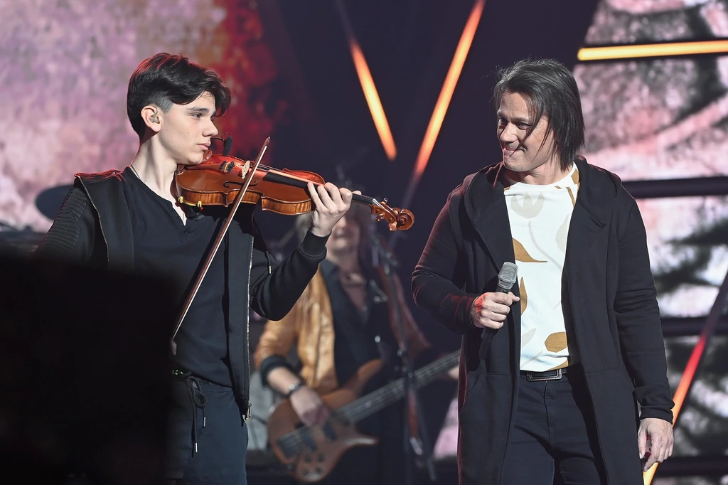 Fiával együtt lépett fel A Dalban (Fotó: MTI/Koszticsák Szilárd)