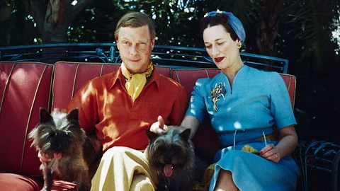 A számúztésben élő Eduárd windsori herceg és Wallis Simpson 1941-ben