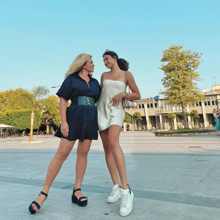 Lányával, Gesztesi Pankával (Fotó: Archív)