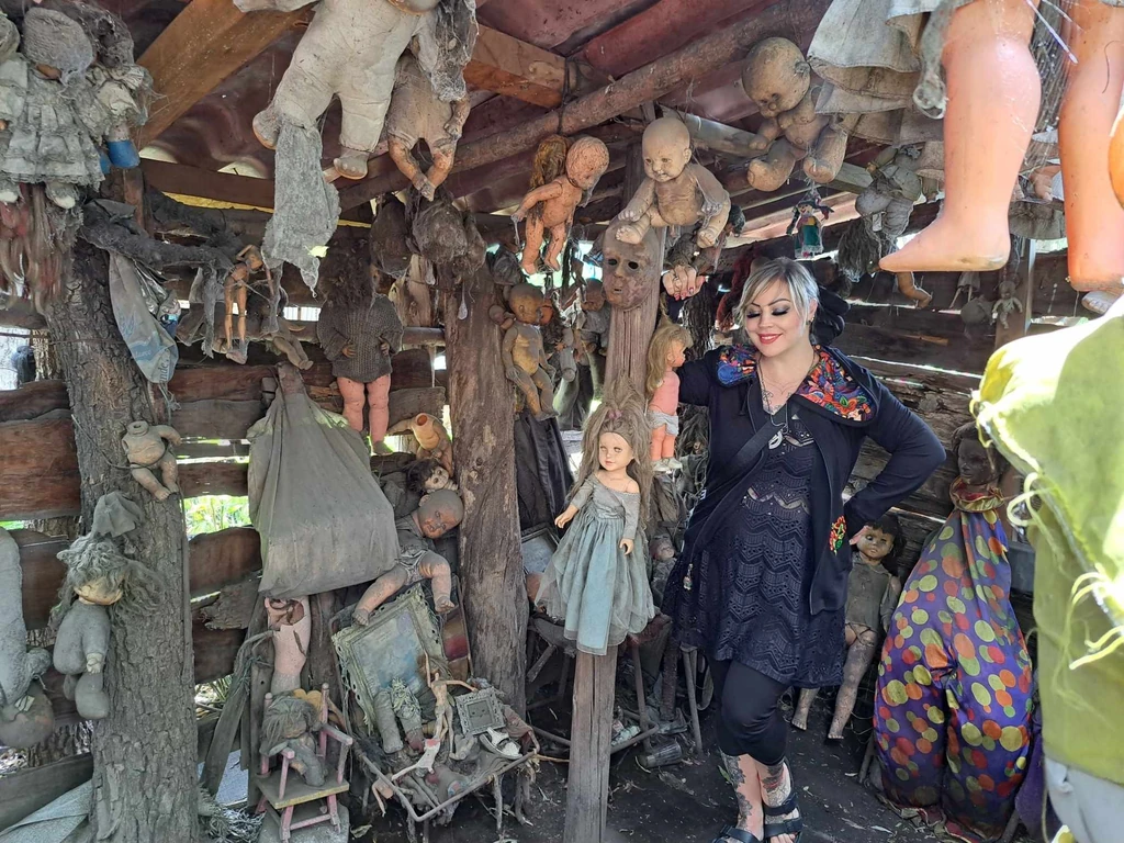 Kiss Kató a rettegett Babák szigetén (Fotó: Archív)