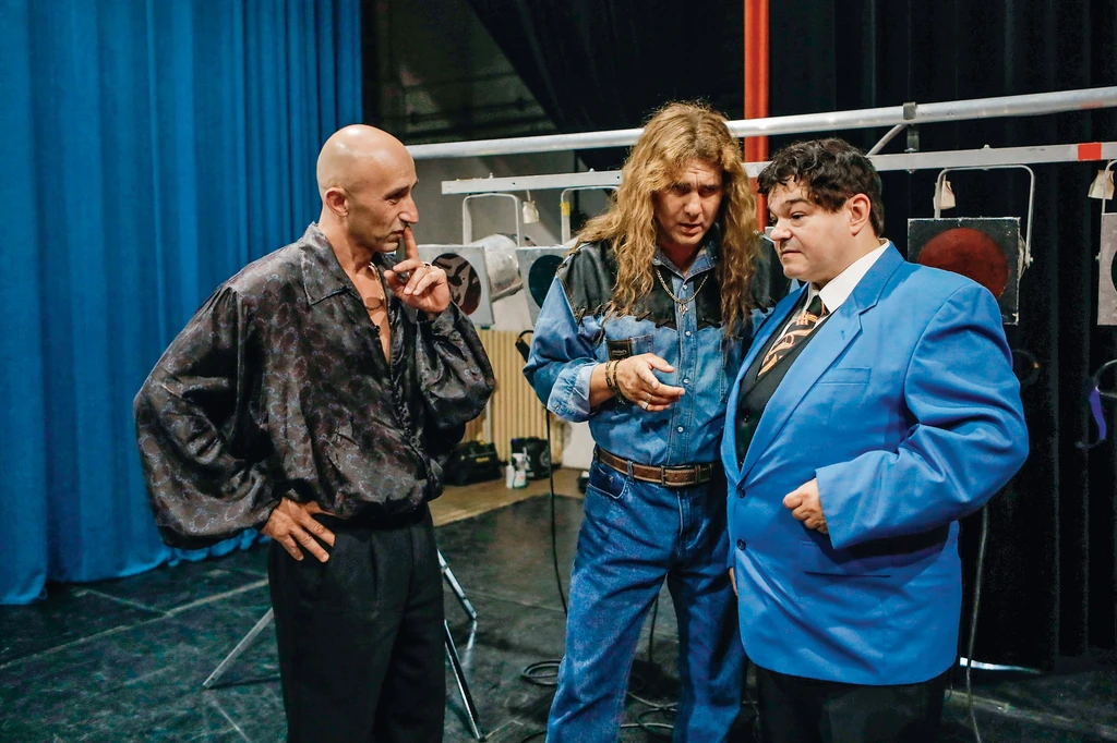 A Királyt Nagy Ervin alakítja a tévésorozatban (Fotó: RTL+/Sajtóklub)