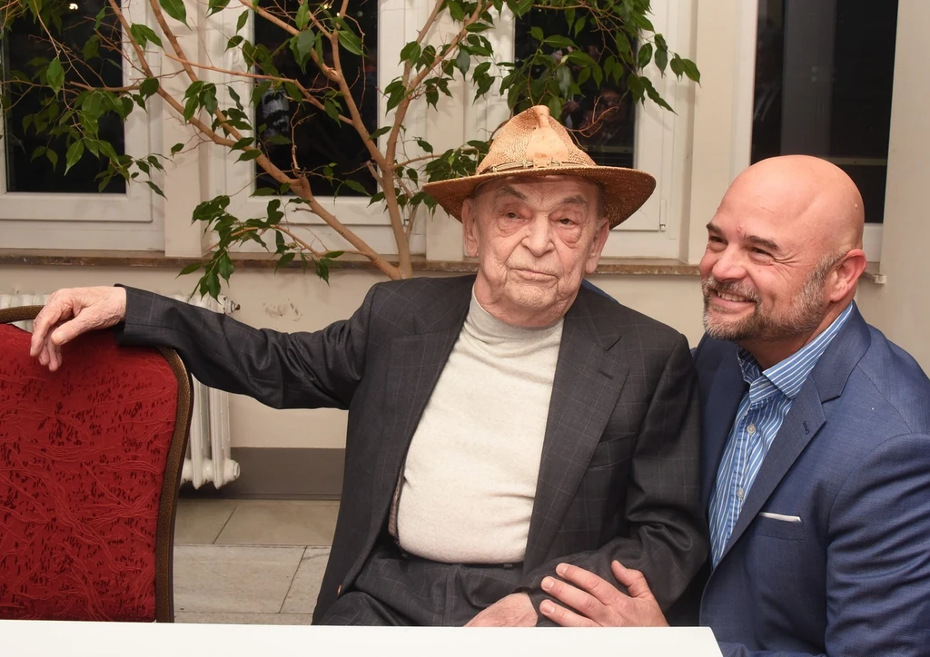 A képen apa és fia, Bodrogi Gyula és Bodrogi Ádám