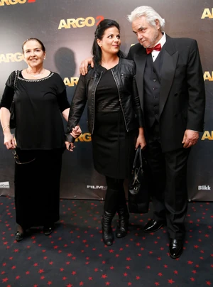 Oszter Sándor, felesége, Failoni Donatella és lánya, Alexandra