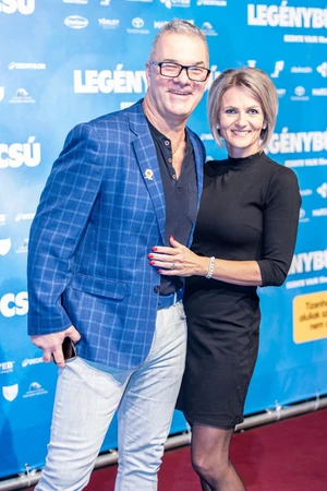 Barabás Kiss Zoltán és párja