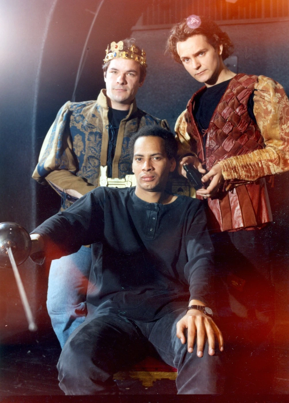 A S.Ö.R. színészei: Kálloy Molnár Péter Kálid Artúr és Gáspár András (Fotó: Archív)