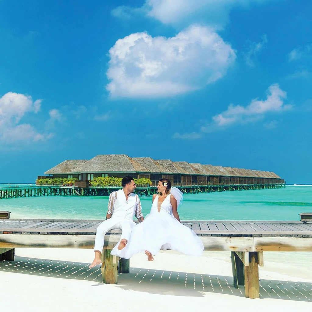 A Maldív-szigeteken újra örök hűséget fogadtak egymásnak (Fotó: Archív)