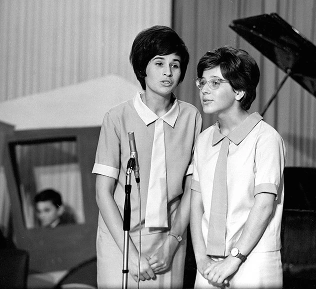 Gergely Ágival a Ki mit tud?-ban (Fotó: Fortepan/Szalay Zoltán)