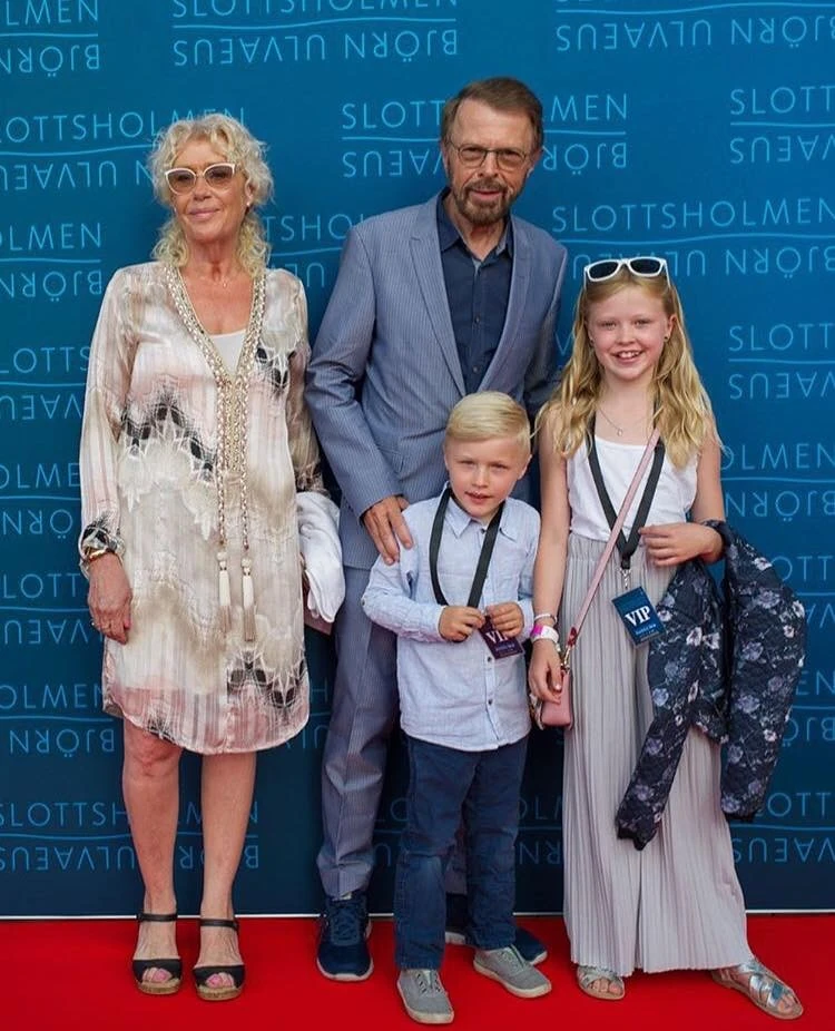 Björn Ulvaeus az unokáival (Fotó: Archív)