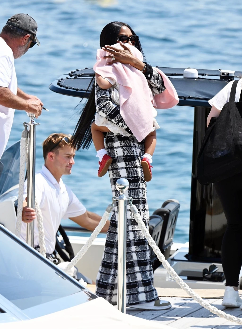 Naomi Campbell a cannes-i filmfesztiválra is elment a kislányával (Fotó: Profimedia)