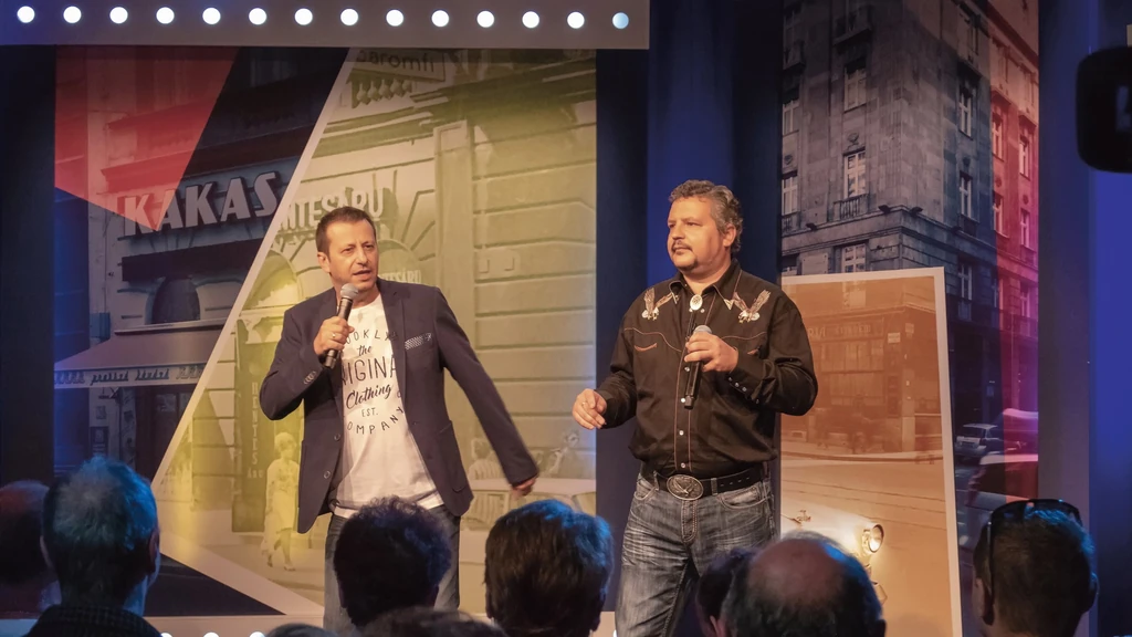 Varga Ferenc Józseffel népszerű show-műsorukban (Fotó: Smagpictures)