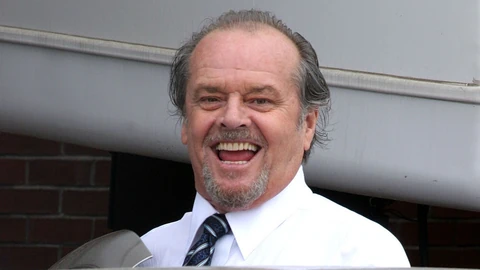 Jack Nicholson bő húsz éve egy forgatáson  
